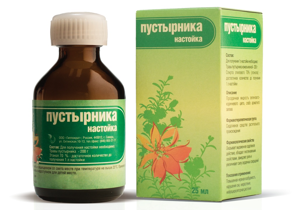 Настойка пустырника при лечении ВСД по смешанному типу